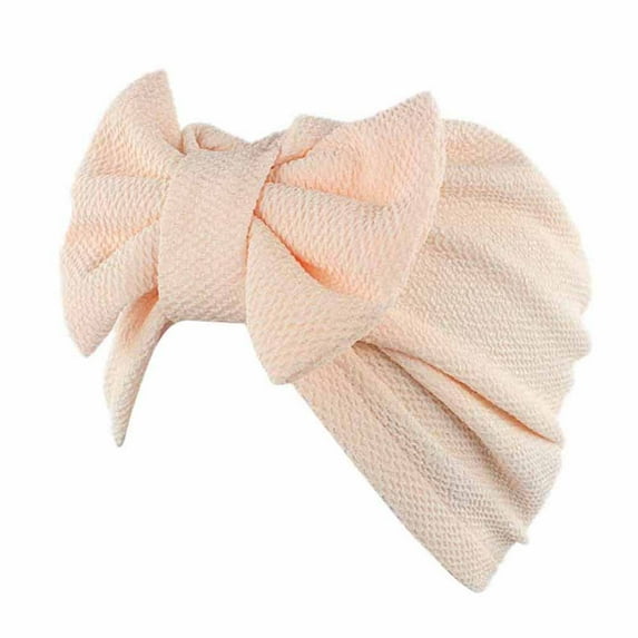 Outfmvch Headband Headscarf Women Bow Cancer Chemo Hat Beanie Scarf Turban Head Wrap Cap Keffiyeh Beige One Size