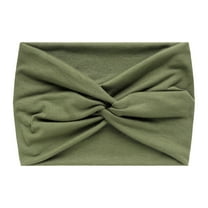 Outfmvch Headbands for Women Headbands for Women Head Bands for Women's Hair Head Scarf for Women's Hair Cover Wide Headbands for Women Silk Hair Wrap Army Green One Size