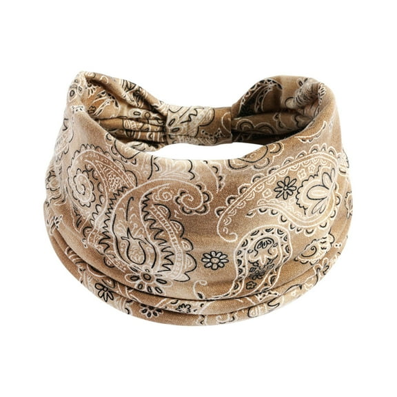 Outfmvch Headbands for Women Headbands for Women Head Bands for Women's Hair Sweat Bands Headbands for Women Turbans for Women Womens Head Scarf Hair Cover Beige One Size