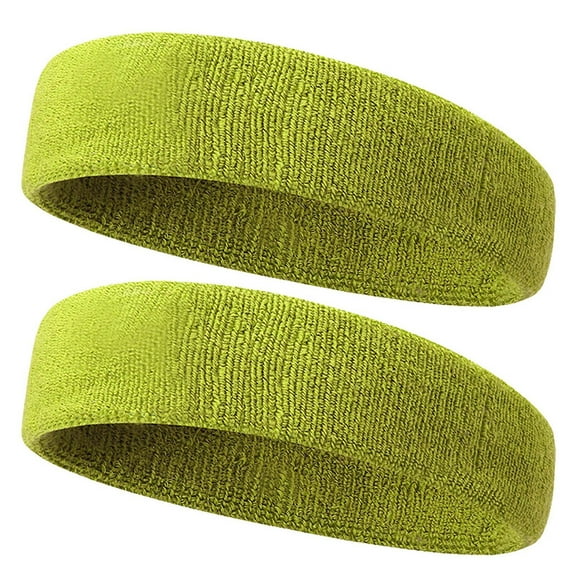 Outfmvch Headbands,Workout Headbands Sweat Band Wicking Sports Cotton Thick Pile Cloth Wweat Proof Belt Headbands Non Slip Running Headband Army Green One Size