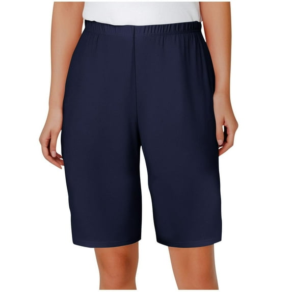 Outfmvch High Waisted Shorts Sweat Shorts Women Long Shorts Women Baggy Shorts Women Gym Shorts Womens Linen Shorts High Waisted Jean Shorts Navy M