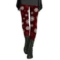 thumbnail image 1 of Outfmvch Holiday Leggings for Women Flannel Leggings Christmas Leggings for Women Plus Size Yoga Pants Women Thick Leggings for Women Wide Leg Sweat Pants Womens Cargo Pants with Pockets Brick Red Xl, 1 of 6
