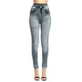 thumbnail image 1 of Outfmvch Jean Leggings for Women Striped Pants Women High Waisted Jeans for Women Jeans Women Jeans Stretchy Jeans for Women Womens Wide Leg Jeans Gray S, 1 of 7