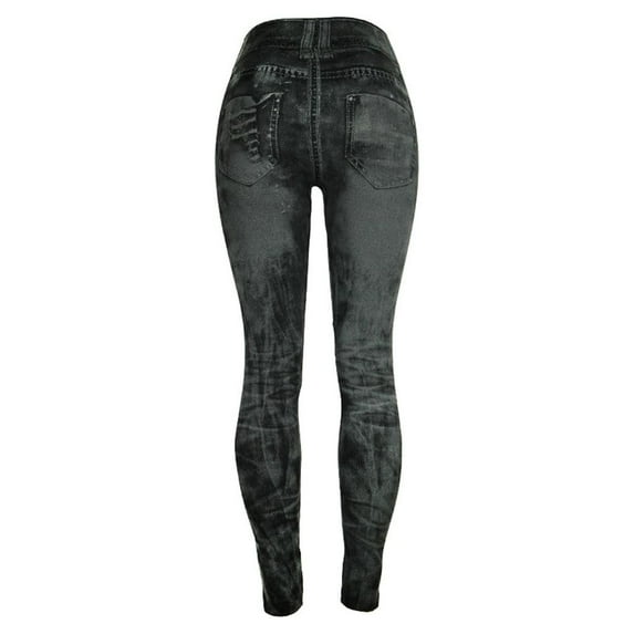 Outfmvch Jeans For Women Pants For Women Women'S Jeans Bottom Pants Coloured Hip-Up Super Bomb Slim Nine-Minute Pants Tights For Women Dark Gray M