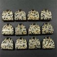 thumbnail image 1 of MATROOY 10pcs Natural Speckle Stone Crystal Mini Tote Bag Pendant Ins Style Decoration, 1 of 4