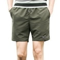 thumbnail image 1 of Outfmvch Joggers For Men Mens Shorts Men'S Summer Fashion Casual Midwaist Shorts Five-Point Pants Beach Pants Long Johns For Men Green Xl, 1 of 8