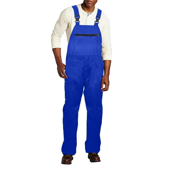 Outfmvch Jumpsuit Joggers For Men Men'S Denim Bib Overalls Mens Relaxed Fit Overalls Workwear With Adjustable Straps And Convenient Tool Pockets Overalls Blue 4Xl