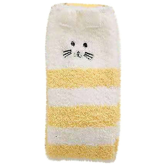 Outfmvch Knee High Fuzzy Socks Fuzzy Knee High Socks High-top Floor Socks Plush Gym Socks Women Retro Socks Workout Socks Women Thick Socks for Men I a