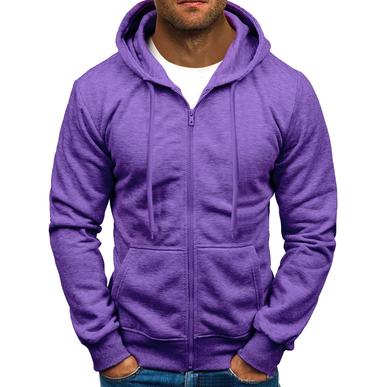 Spiral Tie Dye Men's Zip Up Hoodie