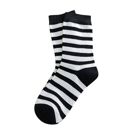 Outfmvch Mens Athletic Socks No Show Socks Womens Cotton Athletic Socks Women Womens Compression Socks Knee High Quarter Socks Women Striped Socks Women B One Size