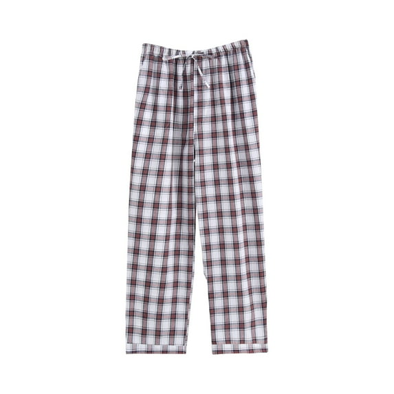 Outfmvch Mens Pajama Pants Pajama Pants Men Mens Capris Thin Outfit Living Pants Loose Pajamas Home Pants Pajama Pants Brown 3Xl