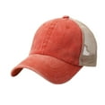 thumbnail image 1 of Outfmvch Mesh Hats for Men Embroidered Hats Outdoor Hat Running Hats for Women Golf Hat Beach Hats for Men Womens Baseball Caps Orange One Size, 1 of 2