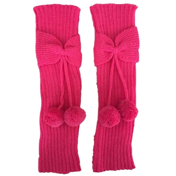 Outfmvch Mid Calf Socks Women Knee High Socks for Women Retro Socks Calf Socks for Women Running Socks Fuzzy Leg Warmers Sports Socks for Women Hot Pink One Size