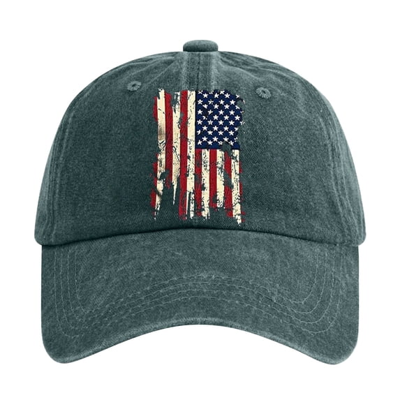 Outfmvch Patriotic Hats for Men Outdoor Cap Sports Hat Hiking Hat Ball Caps for Men Baseball Cap Athletic Hat Work Hats Breathable Hats for Men Summer Cap Plain Hats Baseball Hat Green a