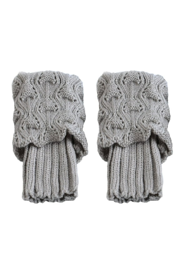 Pilates Socks Leg Warmers 80s Women Tube Socks Vintage Socks Fur Leg Warmers Mid Calf Socks Women Retro Socks Gray One Size