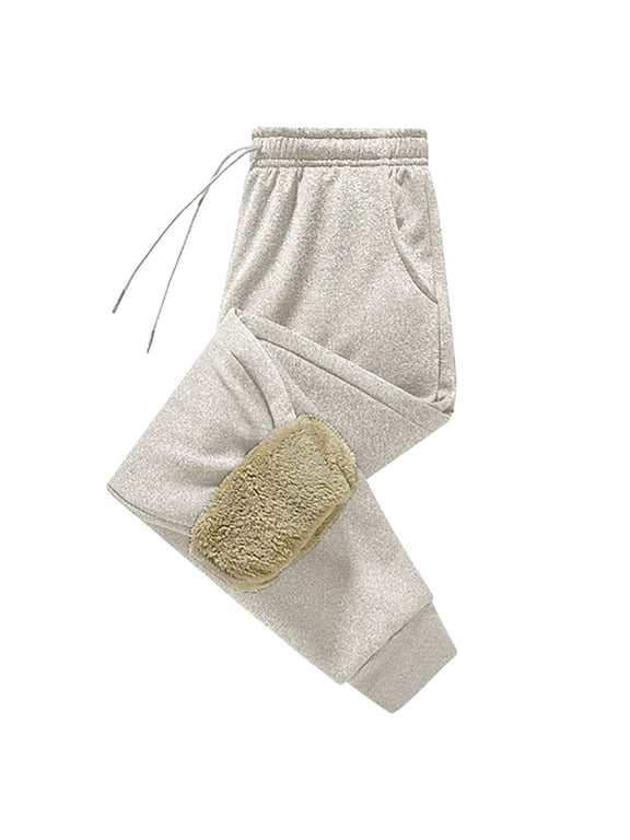 Plus Size Leggings Faux Fur Leggings Athletic Leggings Fleece Sweatpants Women Cotton Leggings Stretchy Pants for Women Workout Leggings for Women Z Gray 2 L
