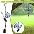 thumbnail image 1 of Outfmvch Room Decor Home Decor Butterfly Wind Chime Garden Metal Wind Bell Tube Hanging Ornament for Indoor Decoration Outdoor Suitable, 1 of 1