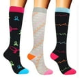 thumbnail image 1 of Outfmvch Running Socks Socks for Women Retro Socks Thick Socks for Men Workout Socks Women Sports Socks for Women Pilates Socks Gray L, 1 of 9