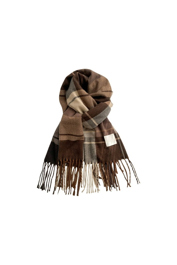 Scarf For Women Scarf Women'S Super Soft Outdoor Fashion Casual Versatile Atmosphere Warm Winter Scarf Scarf For Men Brown One Size