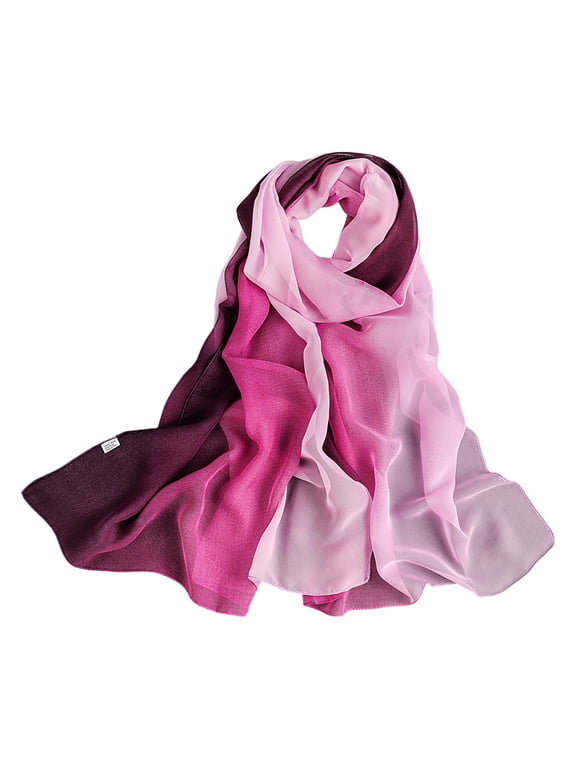 Scarf for Women Chiffon Scarf Long Scarf for Women Satin Head Scarf Wrap Sweater Neck Scarf for Women Silk Bandanas for Women Army Green One Size