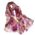 thumbnail image 1 of Outfmvch Scarf for Women Satin Scarf Scarves for Women Lightweight Pashmina Shawl Bandana Scarf Shawls for Women Purple One Size, 1 of 3