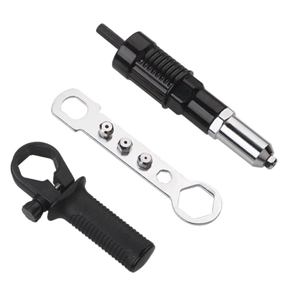 Zoyueyie 1 Set Electric Rivet Shooter Adapter Electric Riveting Machine Adapter Joint