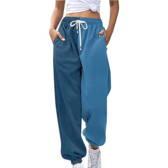 Outfmvch Skinny Jeans for Women,Wide Leg Pants,Sweatpants Women,Womens Joggers Pants,Slacks for Women,Lounge Pants Women,Boho Pants,Palazzo Pants for Women Dark Blue,L