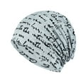 thumbnail image 1 of Outfmvch Skull Cap Mens Christmas Gifts Funny Hat Ash Hat Satin Lined Beanie Womens Beanie Hats Ski Hats for Women Gray 2 One Size, 1 of 4