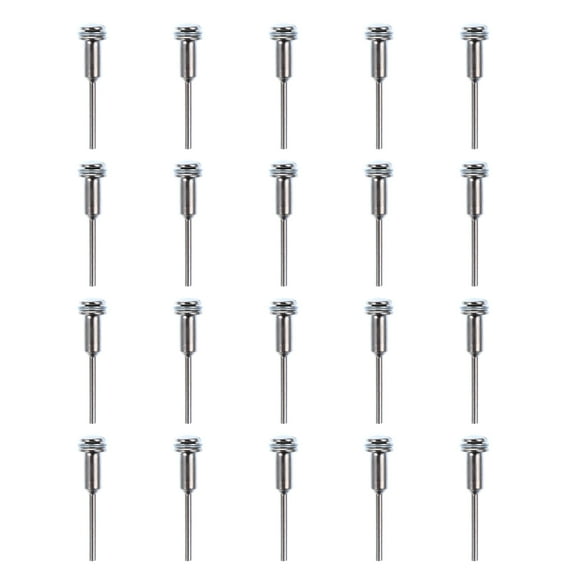 Zoyueyie 20 Pcs 1 Bag Durable Clamping Rods Premium Safe Connecting Rods (Silver)