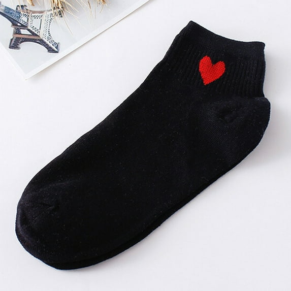 Outfmvch Socks with Ruffles for Women Summer Socks for Women Socks for Women Cotton Woman Socks Ankle Women Ankle Socks Low Ankle Socks for Men Black One Size