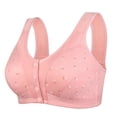 thumbnail image 1 of Outfmvch Sports Bras for Women Full Coverage Bras for Women Yoga Tops Everyday Bra Wide Straps Bra Sleep Bra Bra Top Gym Bra Running Bra Wired Bras for Women No Show Bras for Wome A1 Pink 38, 1 of 8