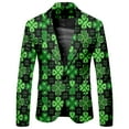thumbnail image 1 of Outfmvch St Patricks Day Outfits for Men Jackets for Men Mens Jacket Men's St. P's Day Printed Casual Jacket Holiday Party Wear Beige 3xl, 1 of 5