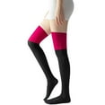 thumbnail image 1 of Outfmvch Striped Socks Knee High Socks Striped Thigh High Socks Silicone Socks Leg Warmers Ankle Compression Socks for Women Black a, 1 of 3