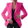 thumbnail image 1 of Outfmvch Suits Blazer For Women 2023 Elegant Business Office Work Women Lady Solid Button Suit Jacket Coat Outwear Womens Blazer Hot Pink M, 1 of 5