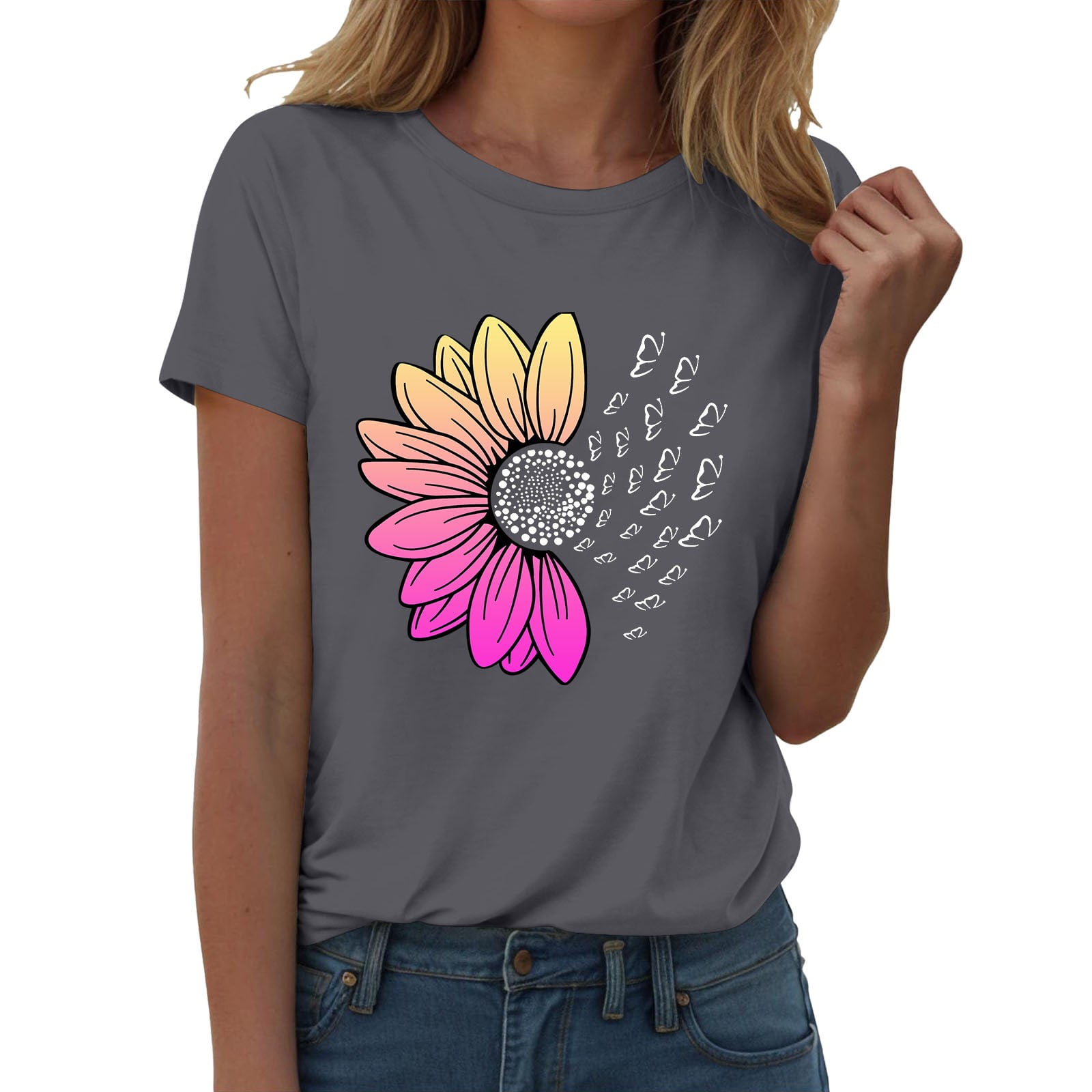 Classic Womens Shirt - Sunflower Burst