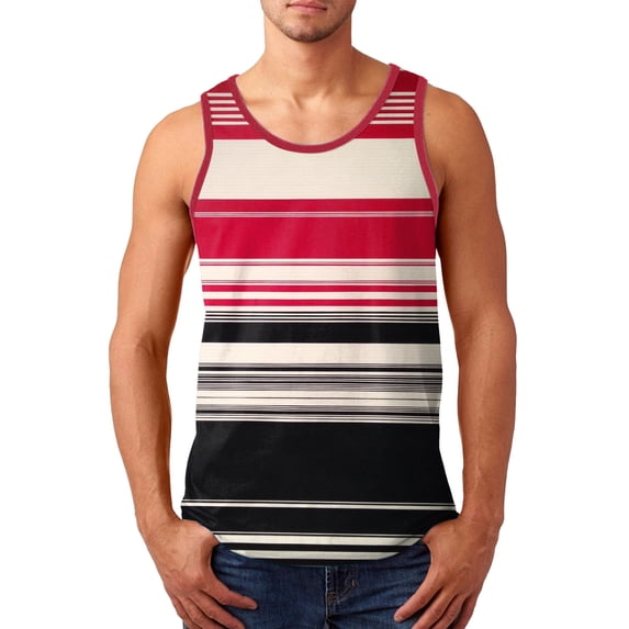 Outfmvch Sweatshirt for Men Summer Stripe Casual Sports Beach Top Tank Tops Tank Top for Women