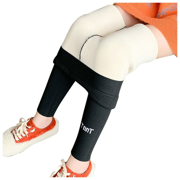 Outfmvch Thermal Leggings Fleece Leggings Warm Leggings for Women Thick Yoga Pants Wide Leg Pants Woman Fleece Lined Leggins Cargo Pants Black Xl