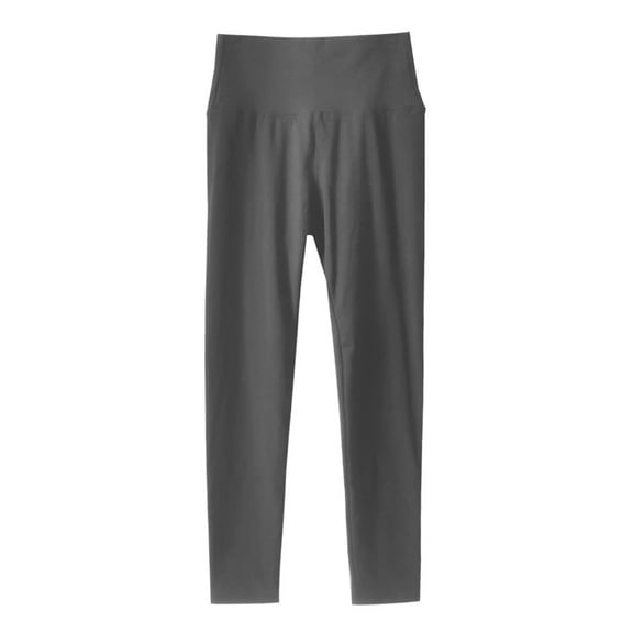 Outfmvch Thermal Leggings for Women Thermal Pants Yoga Pants Faux Fur Leggings Gym Leggings for Women Fleece Pants Women Dark Gray S