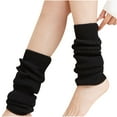 thumbnail image 1 of Outfmvch Thigh High Stockings Fur Leg Warmers Cute Socks Mid Calf Socks Women Athletic Socks Women Pilates Socks Running Socks Black One Size, 1 of 4