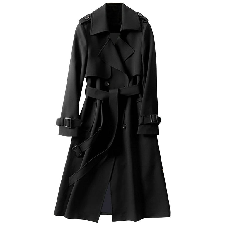 Outfmvch Trench Coat For Women 2023 Winter Coats For Women Trench