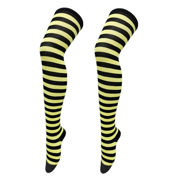 Outfmvch Tube Socks Women's Compression Socks Calf Socks for Women High Socks Women Compression Socks for Men Cotton Compression Socks Women Womans Socks Yellow One Size