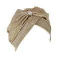 thumbnail image 1 of Outfmvch Turbans for Women Head Coverings for Women Beanies Women Head Wraps for Women Womens Head Scarf Sweat Bands Headbands for Women Gold One Size, 1 of 3