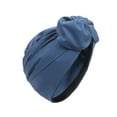 thumbnail image 1 of Outfmvch Turbans for Women head scarf cancer headwear for women chemo hijab cap hats for women African Turban Head Wraps For Solid Turbans And Head Wraps Hair Hats For Accessories F One Size, 1 of 9