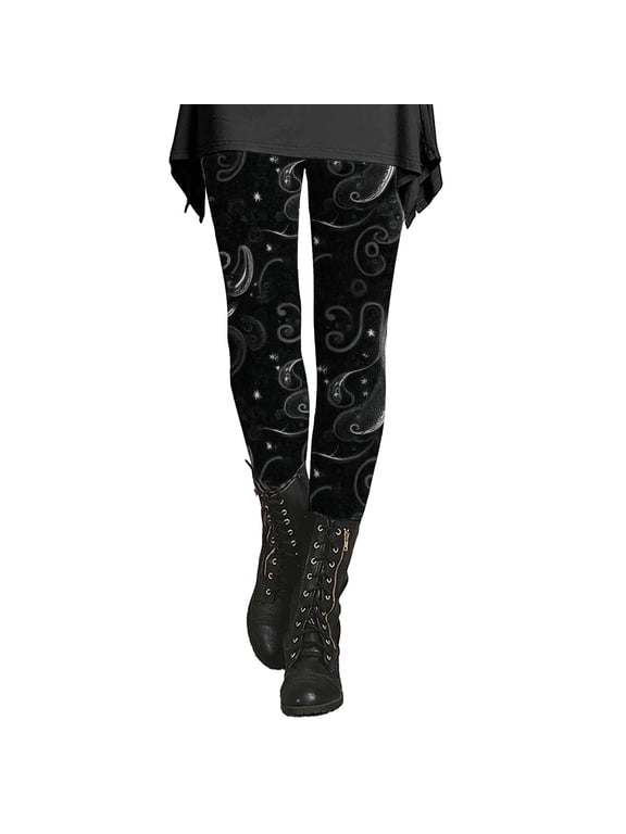 Warm Leggings for Women Fleece Lined Christmas Leggings Womens Fleece Leggings Joggers for Women Fluffy Tights Thick Leggings for Women Fleece Lined Pants Women Black L
