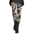 thumbnail image 1 of Outfmvch Warm Leggings for Women Fleece Lined Christmas Leggings Womens Fleece Leggings Women's Fleece Sweatpants Athletic Leggings for Women Athletic Leggings Fleece Lined Pants Women Khaki 3xl, 1 of 6
