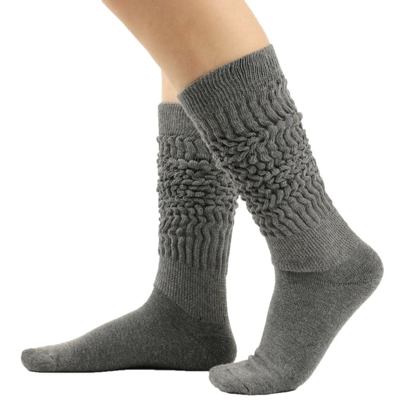 Outfmvch Warm Socks for Women Christmas Gifts Leg Warmers Men Socks Baseball Socks Plus Size Compression Socks Tube Socks Gray 2 One Size