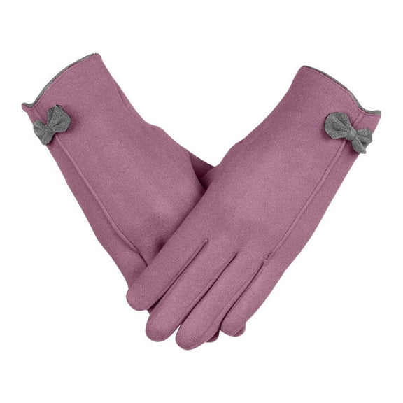 Outfmvch Warm Winter Gloves Winter Gloves for Women, Touchscreen Texting Winter Gloves Women, Fleece Lined Warm Winter Glove for Cold Weather Waterproof Winter Gloves for Men Purple 2 One Size