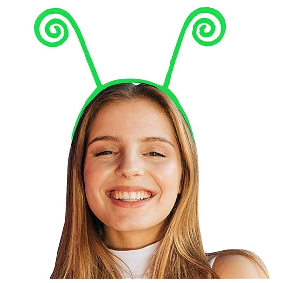 Outfmvch Western Headbands,Headbands Knotted Headband Funny Accessories Antenna Design Costume Headband Bandana Sweat Band Green One Size