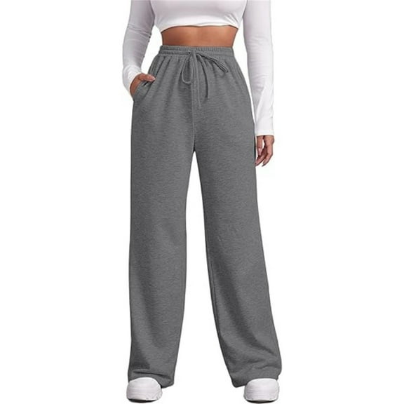 Outfmvch Wide Leg Pants Woman Sweatpants Women Baleaf Pants Women Sweatsuits Women 2 Piece Outfit Cargo Pants Women Womens Pants Womens Work Pants Gray 2 Xs