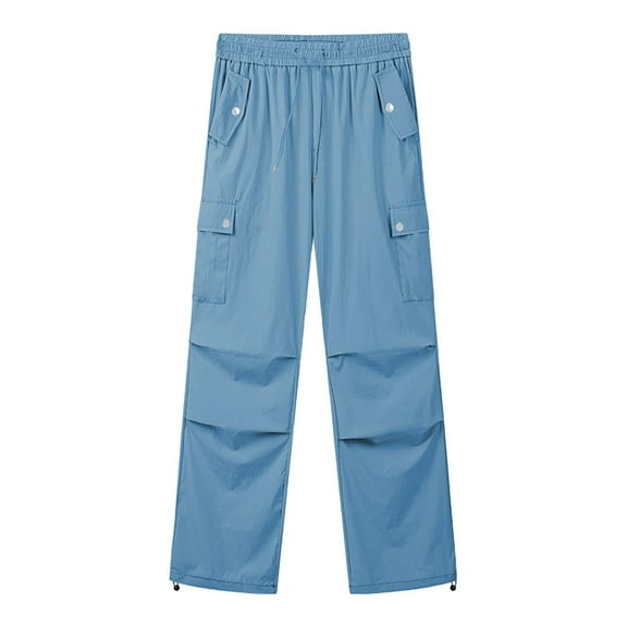 Outfmvch Wide Leg Pants Woman Sweatpants Women Tall Pants for Women Long Barrel Jeans Women's Jeans Women's Pants Baleaf Pants Women Navy 2xl